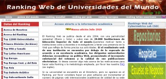 Cuatro universidades españolas entre las doscientas mejores del mundo según su página web
