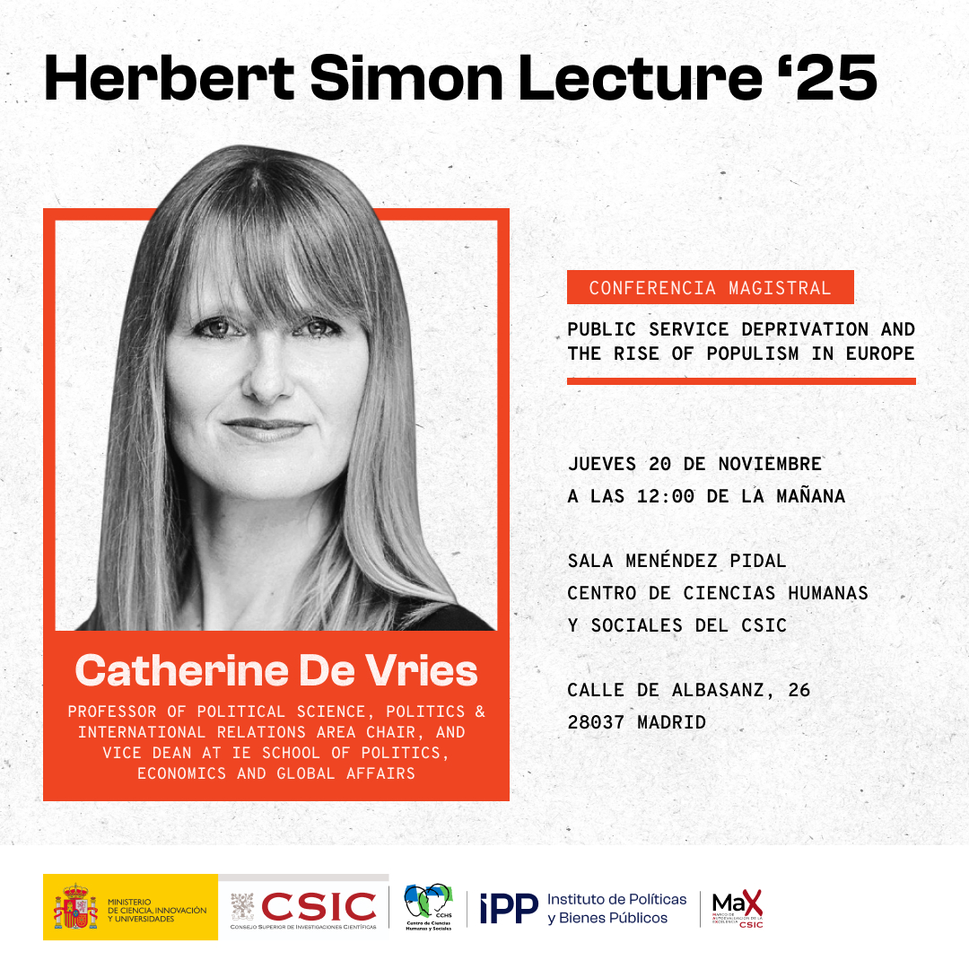 Herbert Simon Lecture 2025 con Catherine De Vries