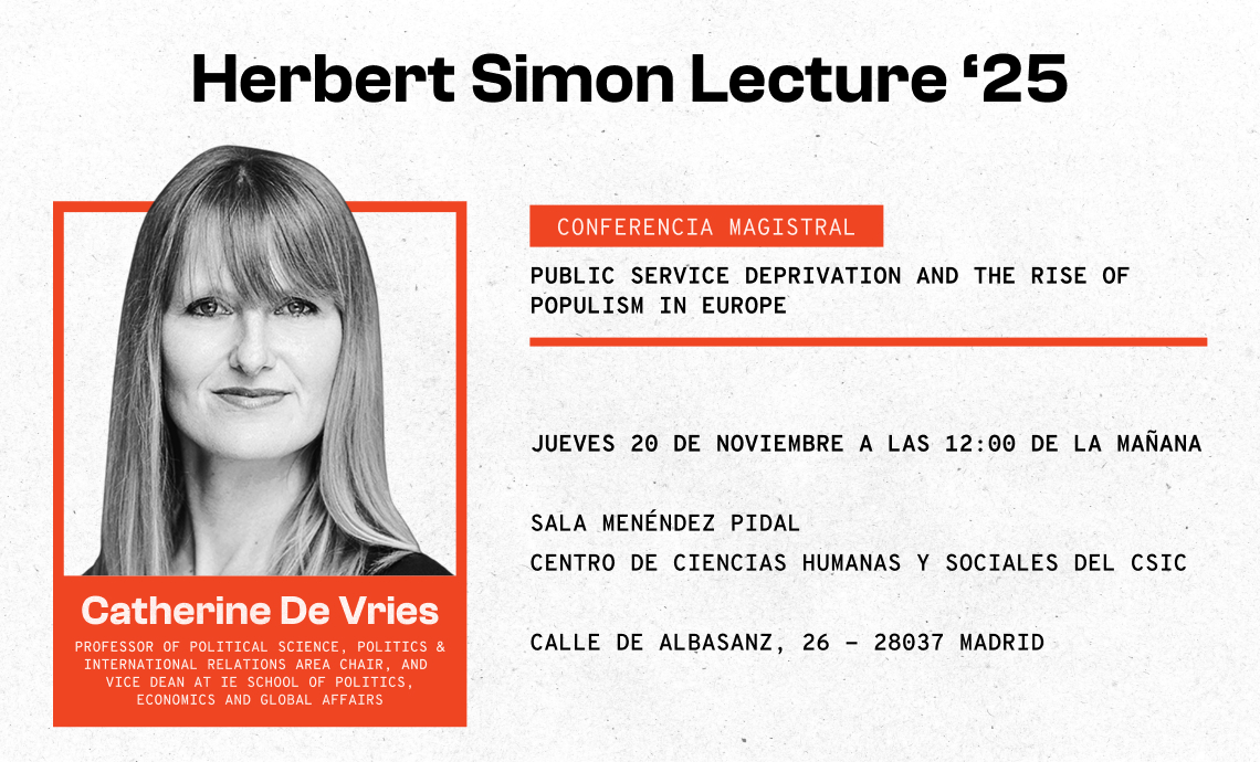 Herbert Simon Lecture 2025 con Catherine De Vries