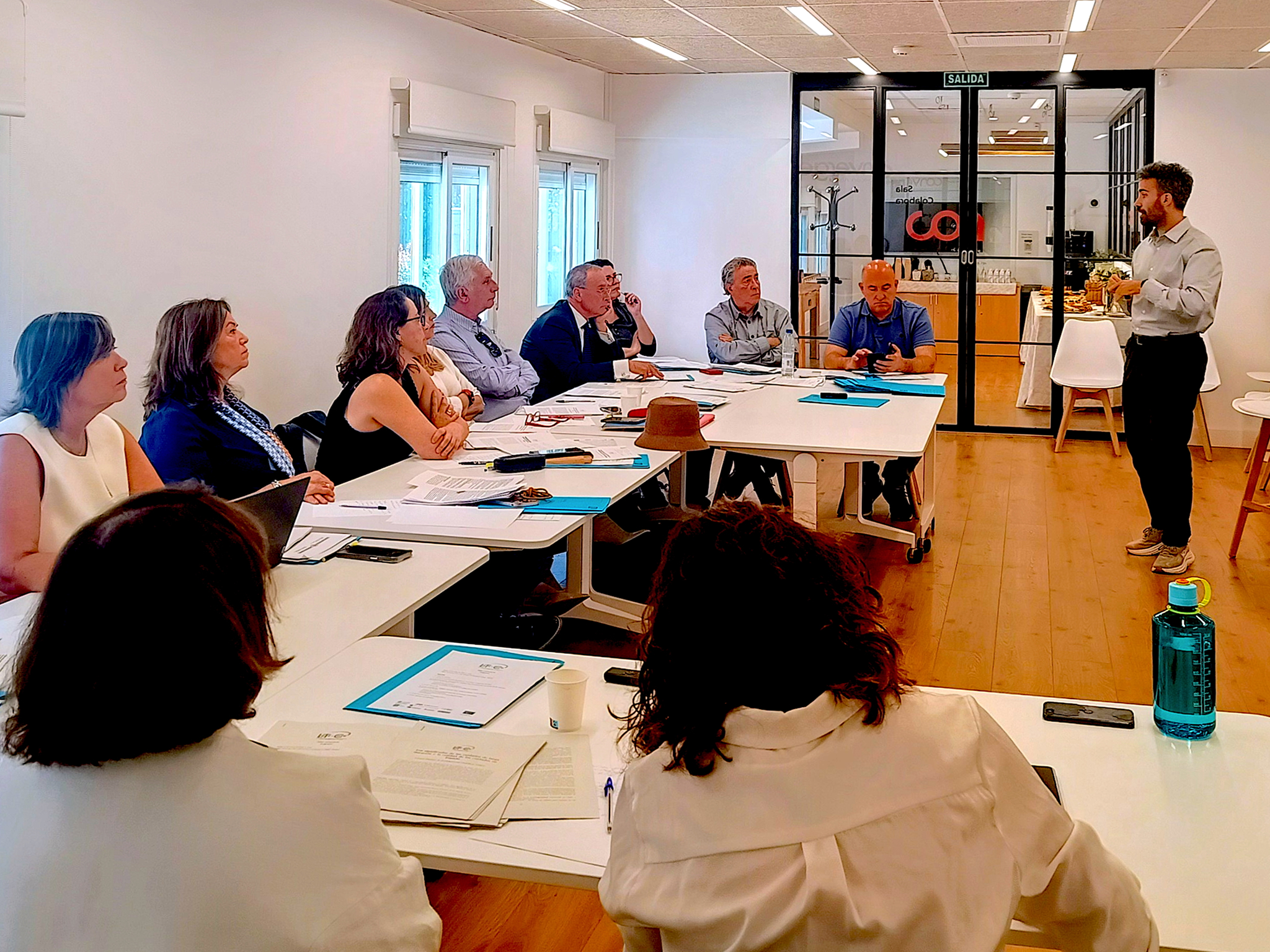 Foto del primer taller nacional del proyecto LeTs-Care celebrado en el Espacio Converge CSIC en Madrid