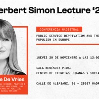 Herbert Simon Lecture 2025 con Catherine De Vries