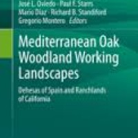 Los investigadores del IPP Pablo Campos, José Luis Oviedo y Alejandro Caparrós, coeditores y coautores del libro "Mediterranean Oak Woodland Working Landscapes"