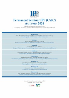 Seminarios del IPP: Programación de primavera de 2024