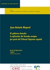 Seminario CIP: "El gobierno domado: la aplicación del derecho europeo por parte del Tribunal Supremo español"