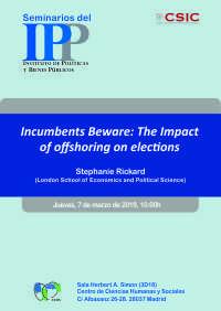 Seminario IPP: "Incumbents Beware: The Impact of offshoring on elections"