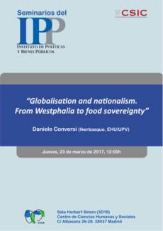Seminario IPP: “Globalisation and nationalism. From Westphalia to food sovereignty”