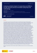 Analysing scholarly impact of cooperatives and SMEs in circular economy and eco-innovation using fuzzy-set methodology